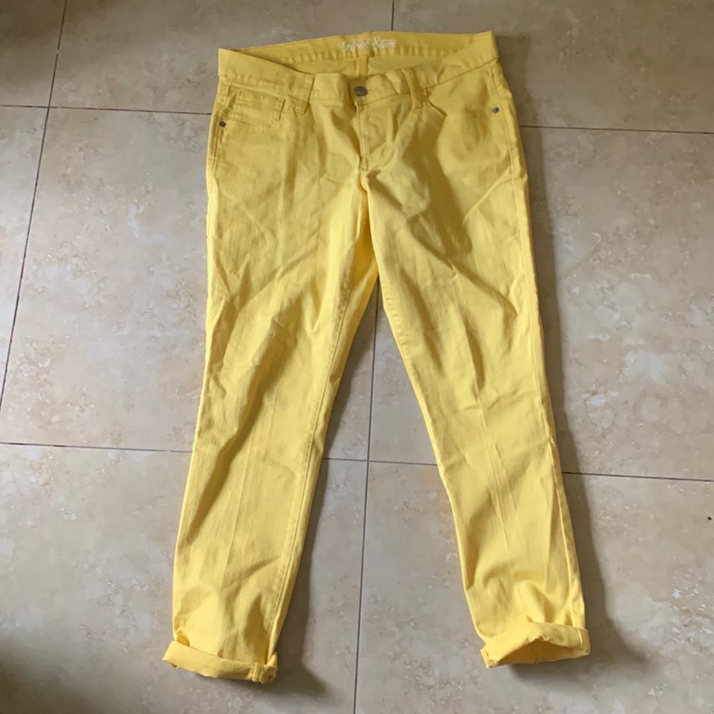 Yellow, Old Navy, Mid-Rise, Skinny Jeans